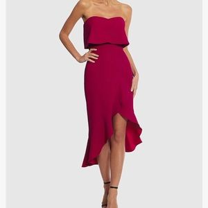 Xscape strapless dress